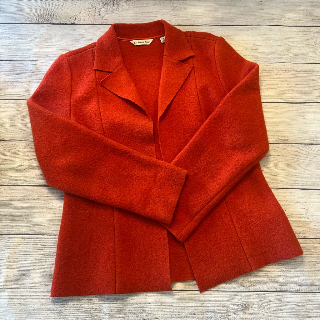 Katherine Kelly Rust / Orange Wool Blazer